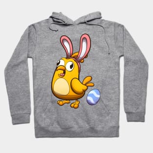 Cute Little Easter Chick With Bunny Ears Hoodie